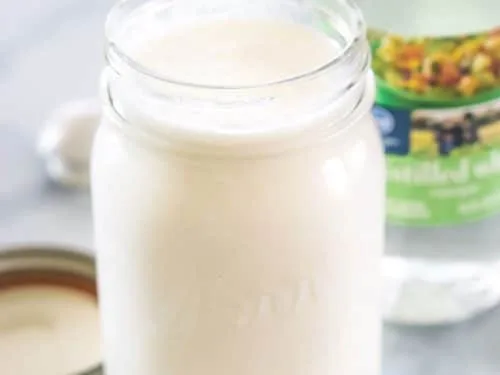 Here’s an easy tutorial for How to Make Buttermilk Substitute, and all you need are just 2 ingredients: milk and vinegar!